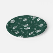 bladpatroon papieren bordje (Gekanteld)