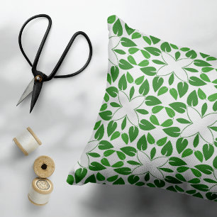 Bladpatroon, Patroon Van Bladeren, Groene Bladeren Accent Kussen