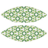 Bladpatroon, patroon van bladeren, groene bladeren american football (Panelen)