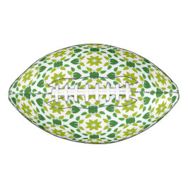 Bladpatroon, patroon van bladeren, groene bladeren american football