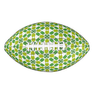 Bladpatroon, patroon van bladeren, groene bladeren american football