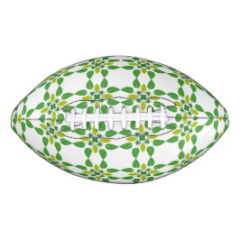 Bladpatroon, patroon van bladeren, groene bladeren american football