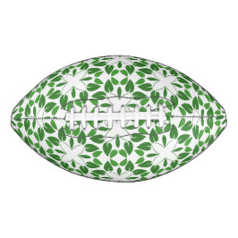 Bladpatroon, patroon van bladeren, groene bladeren american football