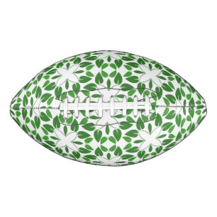 Bladpatroon, patroon van bladeren, groene bladeren american football