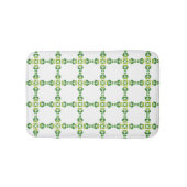 Bladpatroon, patroon van bladeren, groene bladeren badmat (Voorkant)