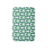 Bladpatroon, patroon van bladeren, groene bladeren badmat (Voorkant Verticaal)