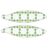 Bladpatroon, patroon van bladeren, groene bladeren basketbal (Panelen)