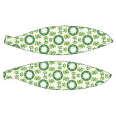 Bladpatroon, patroon van bladeren, groene bladeren basketbal (Panelen)