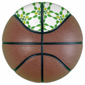 Bladpatroon, patroon van bladeren, groene bladeren basketbal (Rechts)