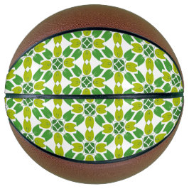 Bladpatroon, Patroon Van Bladeren, Groene Bladeren Basketbal