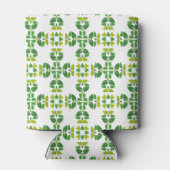 Bladpatroon, patroon van bladeren, groene bladeren blikjeskoeler (Achterkant)