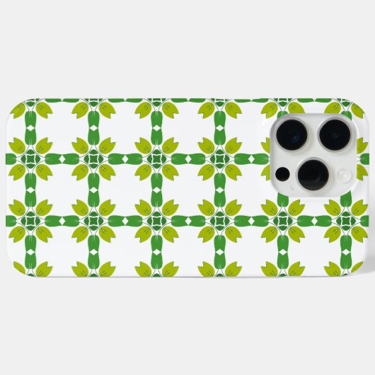 Bladpatroon, patroon van bladeren, groene bladeren Case-Mate iPhone case (Achterkant (horizontaal))