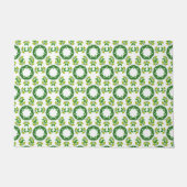 Bladpatroon, patroon van bladeren, groene bladeren deurmat (Voorkant)
