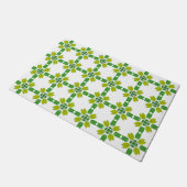 Bladpatroon, patroon van bladeren, groene bladeren deurmat (Schuin)