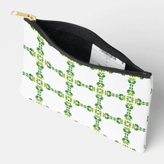Bladpatroon, patroon van bladeren, groene bladeren etui (Open)