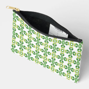 Bladpatroon, patroon van bladeren, groene bladeren etui