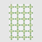 Bladpatroon, Patroon Van Bladeren, Groene Bladeren Golfhanddoek (Voorkant)