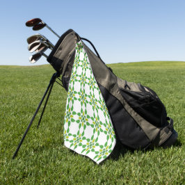 Bladpatroon, Patroon Van Bladeren, Groene Bladeren Golfhanddoek