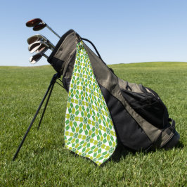 Bladpatroon, Patroon Van Bladeren, Groene Bladeren Golfhanddoek