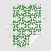 Bladpatroon, patroon van bladeren, groene bladeren golfhanddoek (Insitu)