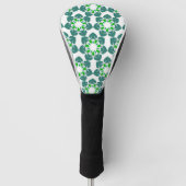 Bladpatroon, patroon van bladeren, groene bladeren golfheadcover (Voorkant)