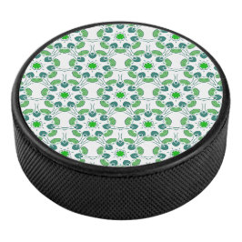 Bladpatroon, Patroon Van Bladeren, Groene Bladeren Hockey Puck