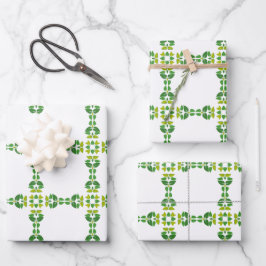 Bladpatroon, Patroon Van Bladeren, Groene Bladeren Inpakpapier Vel