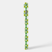 Bladpatroon, patroon van bladeren, groene bladeren iPhone hoesje (Linkerkant)