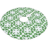 Bladpatroon, patroon van bladeren, groene bladeren kerstboom rok (Gekanteld)