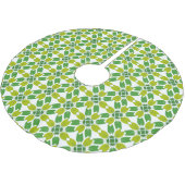 Bladpatroon, patroon van bladeren, groene bladeren kerstboom rok (Gekanteld)