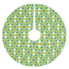 Bladpatroon, patroon van bladeren, groene bladeren kerstboom rok