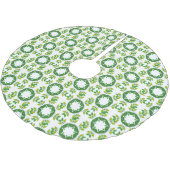 Bladpatroon, patroon van bladeren, groene bladeren kerstboom rok (Gekanteld)