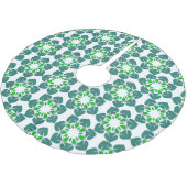 Bladpatroon, patroon van bladeren, groene bladeren kerstboom rok (Gekanteld)