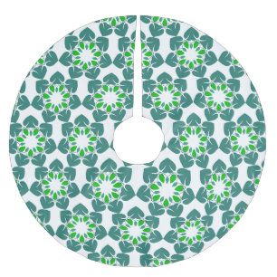 Bladpatroon, patroon van bladeren, groene bladeren kerstboom rok