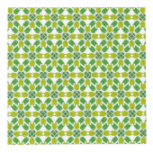 Bladpatroon, patroon van bladeren, groene bladeren kubus (Voorkant)