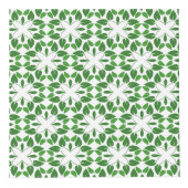 Bladpatroon, patroon van bladeren, groene bladeren kubus (Rechts)