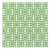 Bladpatroon, patroon van bladeren, groene bladeren kubus (Voorkant)