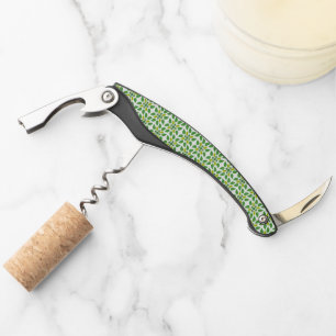 Bladpatroon, patroon van bladeren, groene bladeren kurkentrekker