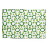 Bladpatroon, patroon van bladeren, groene bladeren kussensloop (Achterkant)