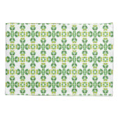 Bladpatroon, patroon van bladeren, groene bladeren kussensloop (Achterkant)
