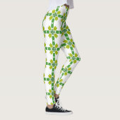 Bladpatroon, patroon van bladeren, groene bladeren leggings (Rechts)
