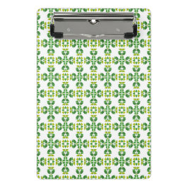 Bladpatroon, patroon van bladeren, groene bladeren mini klembord