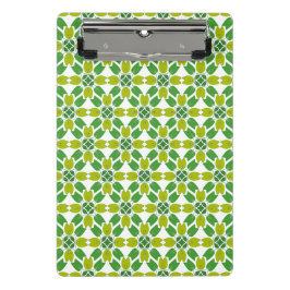 Bladpatroon, patroon van bladeren, groene bladeren mini klembord