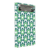 Bladpatroon, patroon van bladeren, groene bladeren mini klembord (Schuin)