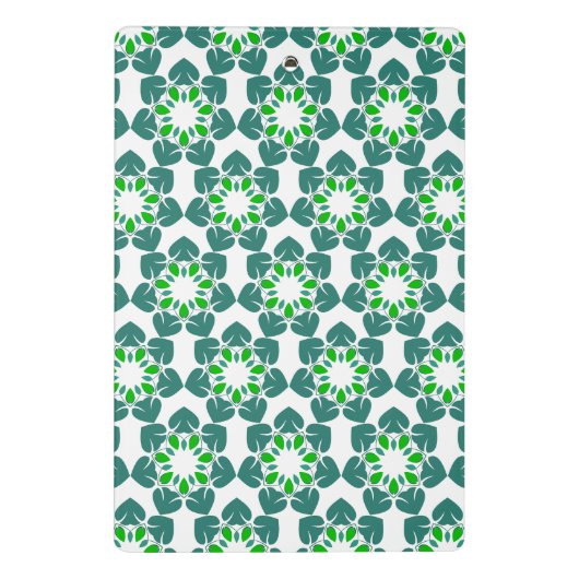 Bladpatroon, patroon van bladeren, groene bladeren mini klembord (Achterkant)