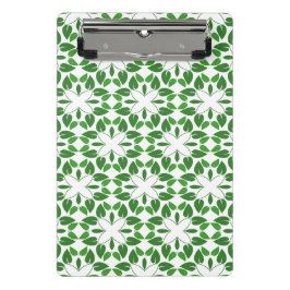 Bladpatroon, patroon van bladeren, groene bladeren mini klembord
