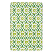 Bladpatroon, patroon van bladeren, groene bladeren mini klembord (Achterkant)