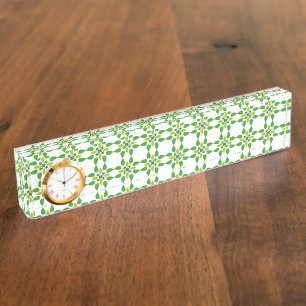 Bladpatroon, patroon van bladeren, groene bladeren naambordje