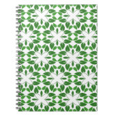 Bladpatroon, patroon van bladeren, groene bladeren notitieboek (Voorkant)
