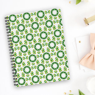 Bladpatroon, Patroon Van Bladeren, Groene Bladeren Notitieboek